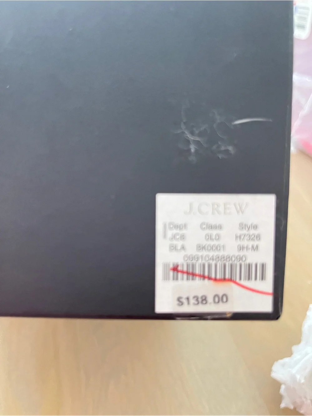 J. Crew new box